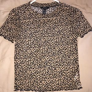 mesh cheetah top